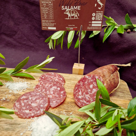 authentic italian wild boar salami from umbria taste all the different flavours